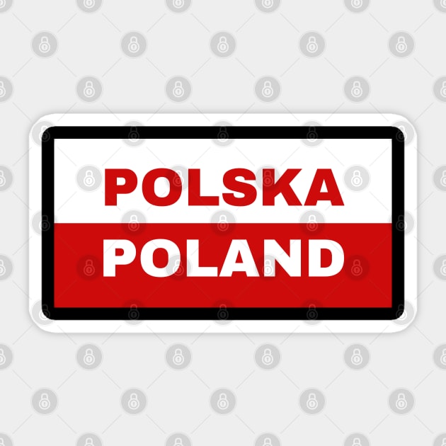 Polish Flag Sticker by aybe7elf
